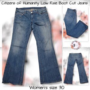 🆕Citizens of Humanity Low Rise Boot Cut Jeans size 30